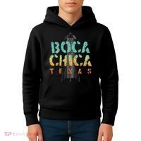 Boca Chica Texas Starship Cool Retro Kids Hoodie thumb 4