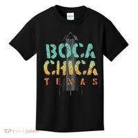 Boca Chica Texas Starship Cool Retro Kids T-Shirt thumb 0