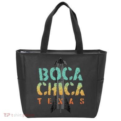 Boca Chica Texas Starship Cool Retro Tote Bag