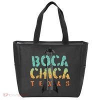 Boca Chica Texas Starship Cool Retro Tote Bag thumb 0