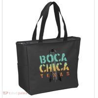 Boca Chica Texas Starship Cool Retro Tote Bag thumb 2