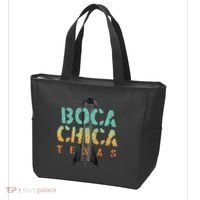 Boca Chica Texas Starship Cool Retro Tote Bag thumb 3