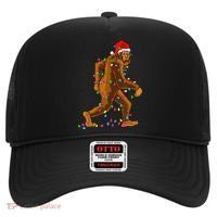 Bigfoot Christmas Tree Lights Xmas Funny Sasquatch Lovers Hat thumb 0