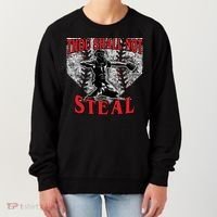 Baseball Catcher Thou Shall Not Steal Home Plate Gift Women's Sweatshirt thumb 0