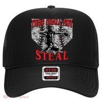 Baseball Catcher Thou Shall Not Steal Home Plate Gift Hat thumb 0