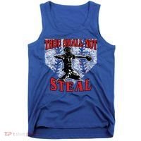Baseball Catcher Thou Shall Not Steal Home Plate Gift Tank Top thumb 0