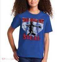 Baseball Catcher Thou Shall Not Steal Home Plate Gift Kids T-Shirt thumb 2