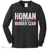 Border Czar Tom Homan Trump President Election Maga Support Kids Long Sleeve Shirt thumb 0