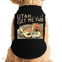 Baseball Chickie Utah Get Me Two Doggie Tank thumb 0