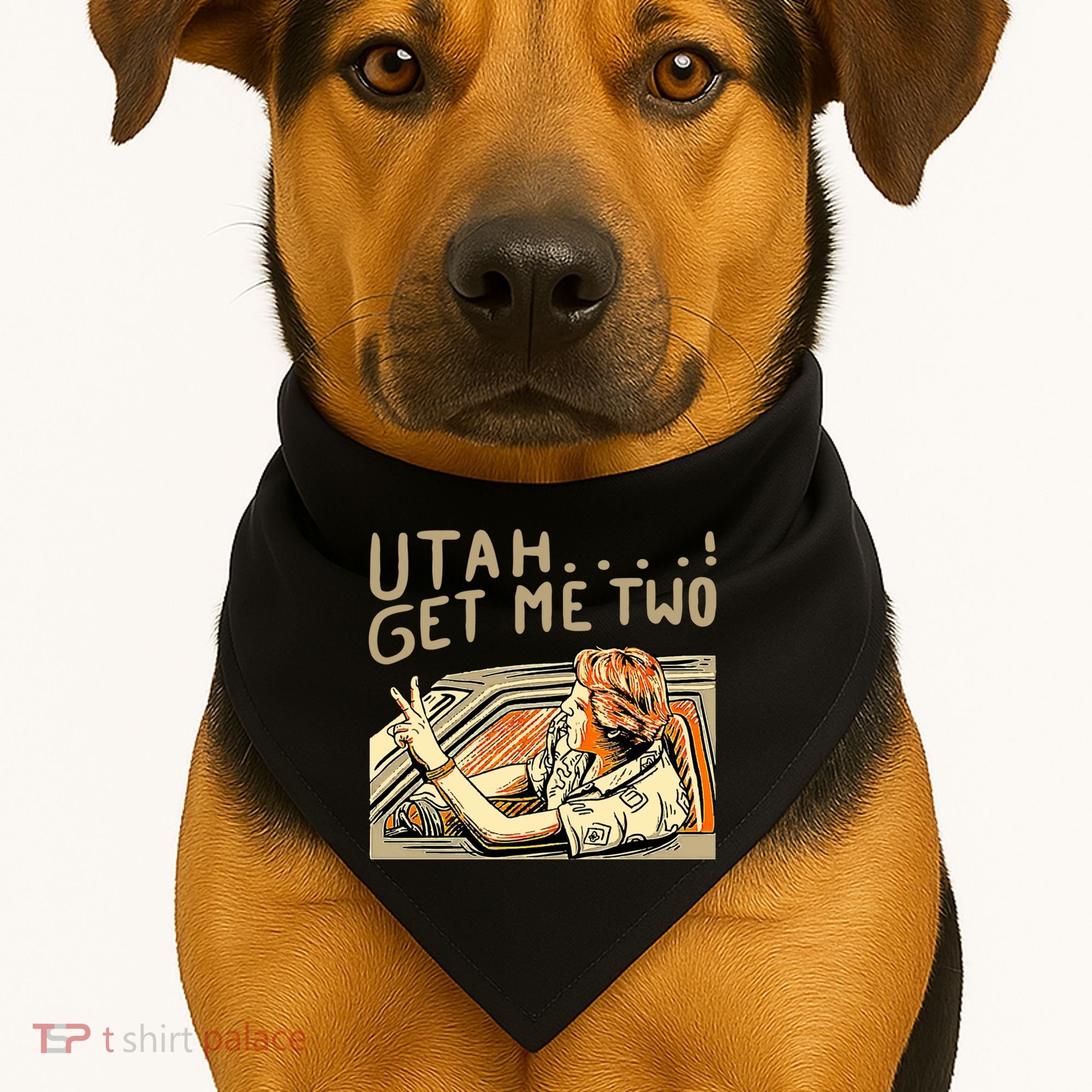 Baseball Chickie Utah Get Me Two USA-Made Doggie Bandana