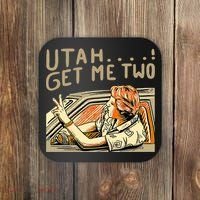 Baseball Chickie Utah Get Me Two Coaster thumb 0