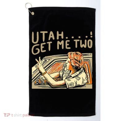 Baseball Chickie Utah Get Me Two Golf Towel