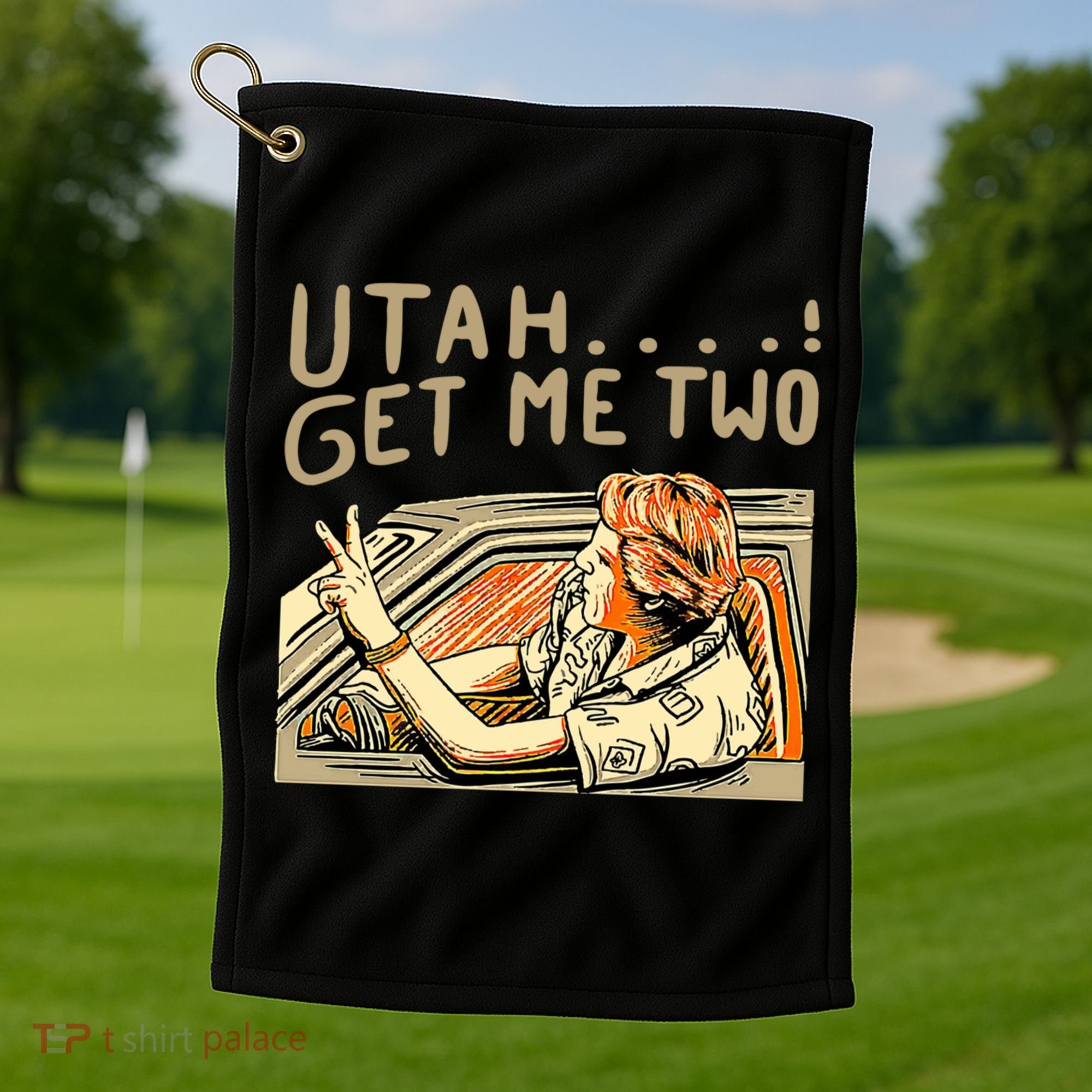 Baseball Chickie Utah Get Me Two Golf Towel