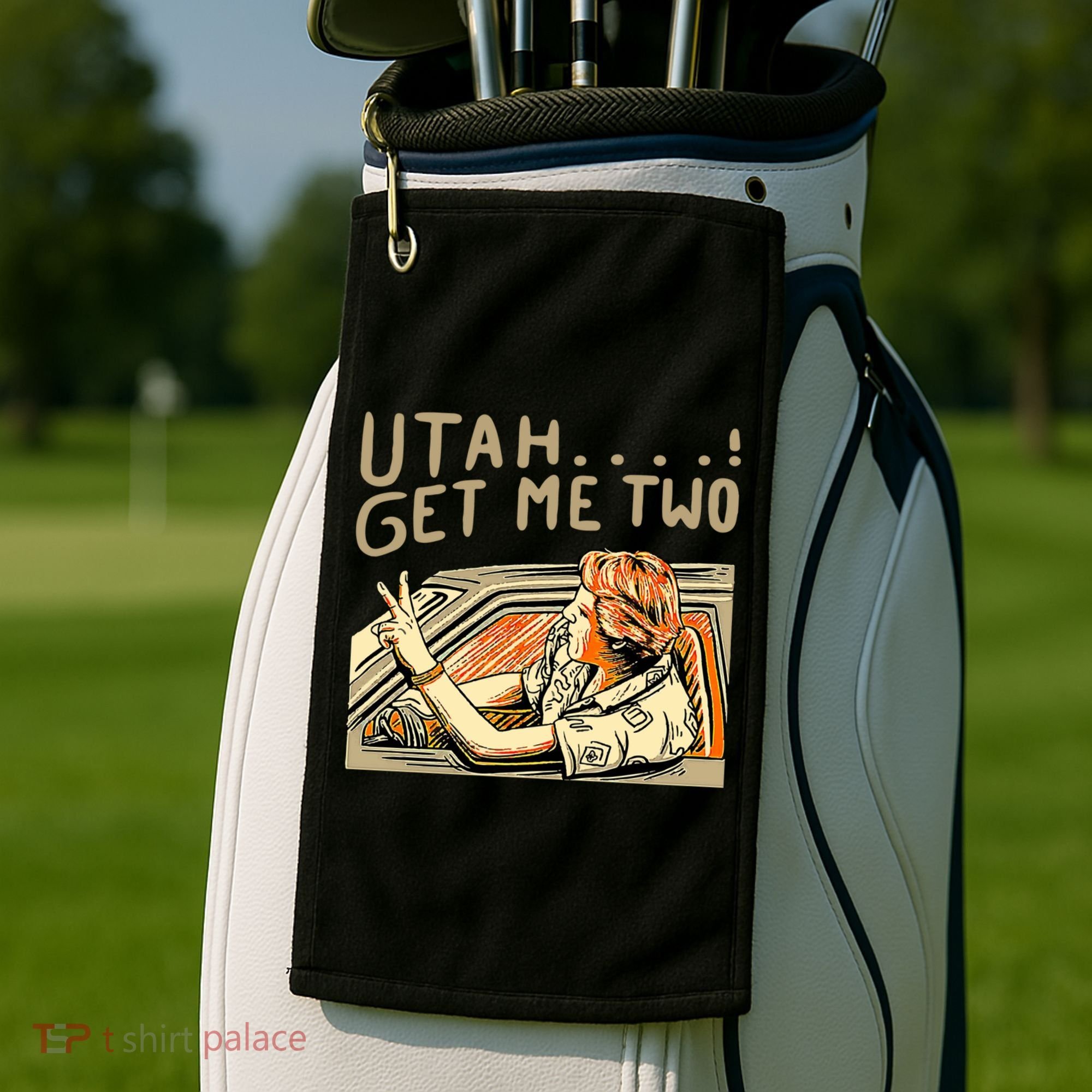 Baseball Chickie Utah Get Me Two Golf Towel
