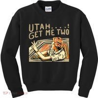 Baseball Chickie Utah Get Me Two Kids Sweatshirt thumb 0