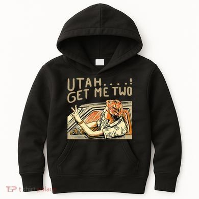 Baseball Chickie Utah Get Me Two Kids Hoodie