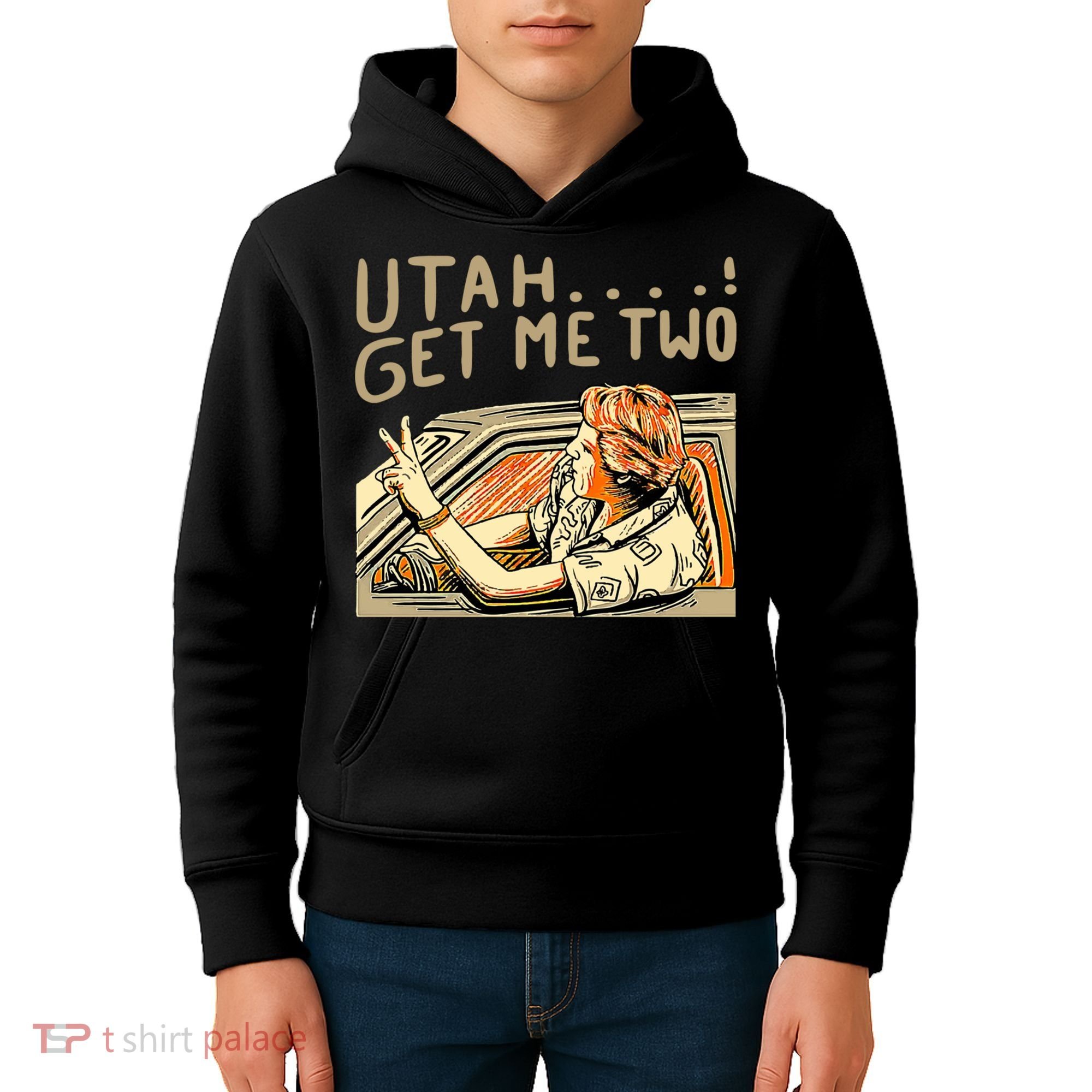 Baseball Chickie Utah Get Me Two Kids Hoodie