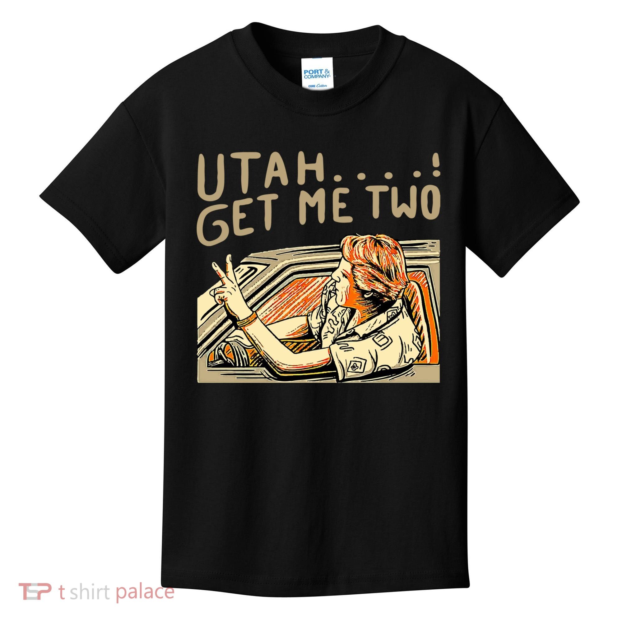 Baseball Chickie Utah Get Me Two Kids T-Shirt