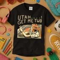 Baseball Chickie Utah Get Me Two Kids T-Shirt thumb 3