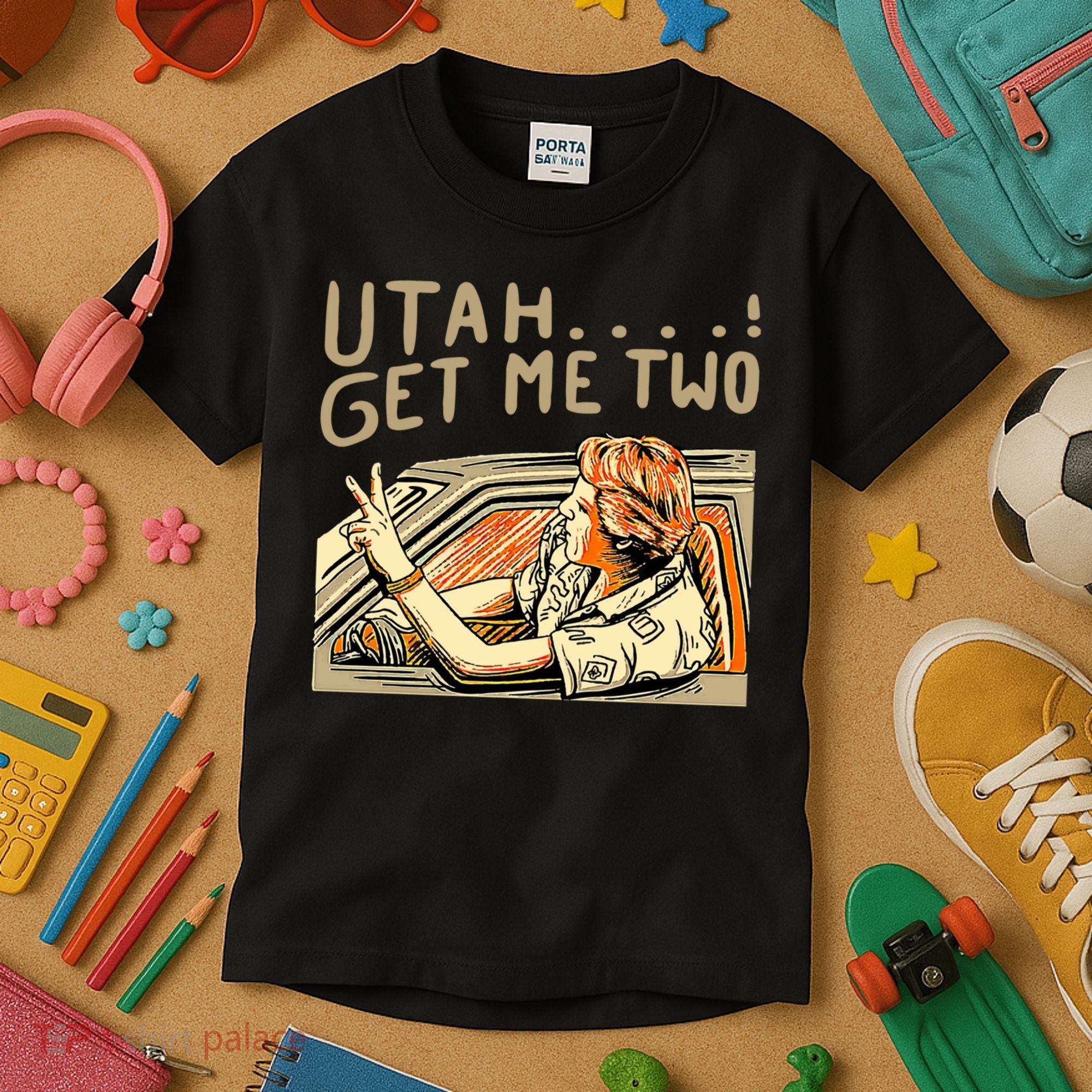 Baseball Chickie Utah Get Me Two Kids T-Shirt