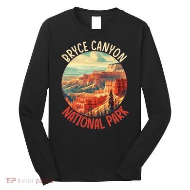 Bryce Canyon Us Stateutah Nation Parks Camping Long Sleeve Shirt