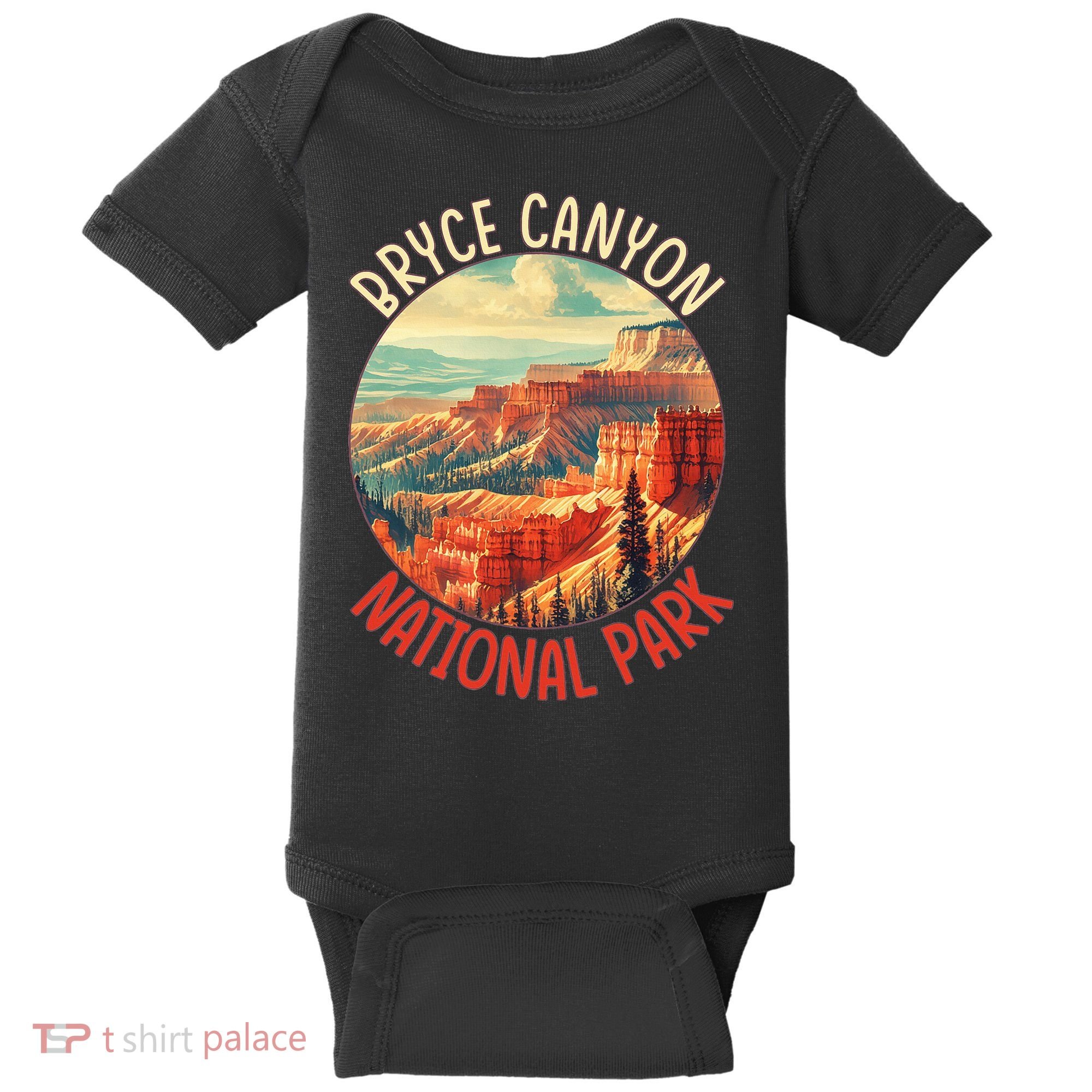 Bryce Canyon Us Stateutah Nation Parks Camping Baby Bodysuit