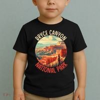 Bryce Canyon Us Stateutah Nation Parks Camping Toddler T-Shirt thumb 2