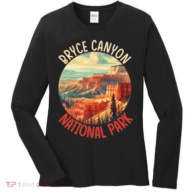 Bryce Canyon Us Stateutah Nation Parks Camping Women's Long Sleeve Shirt
