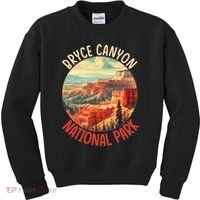 Bryce Canyon Us Stateutah Nation Parks Camping Kids Sweatshirt thumb 0