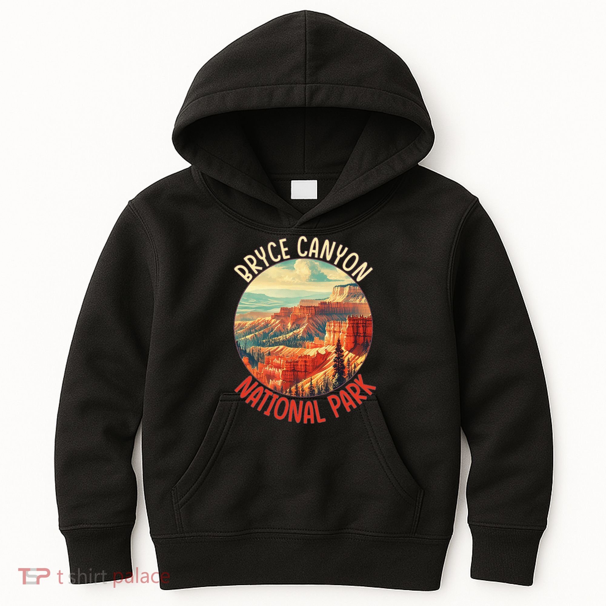 Bryce Canyon Us Stateutah Nation Parks Camping Kids Hoodie