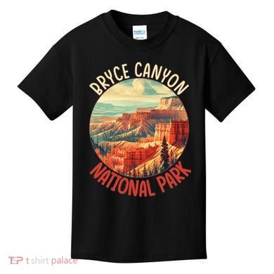 Bryce Canyon Us Stateutah Nation Parks Camping Kids T-Shirt
