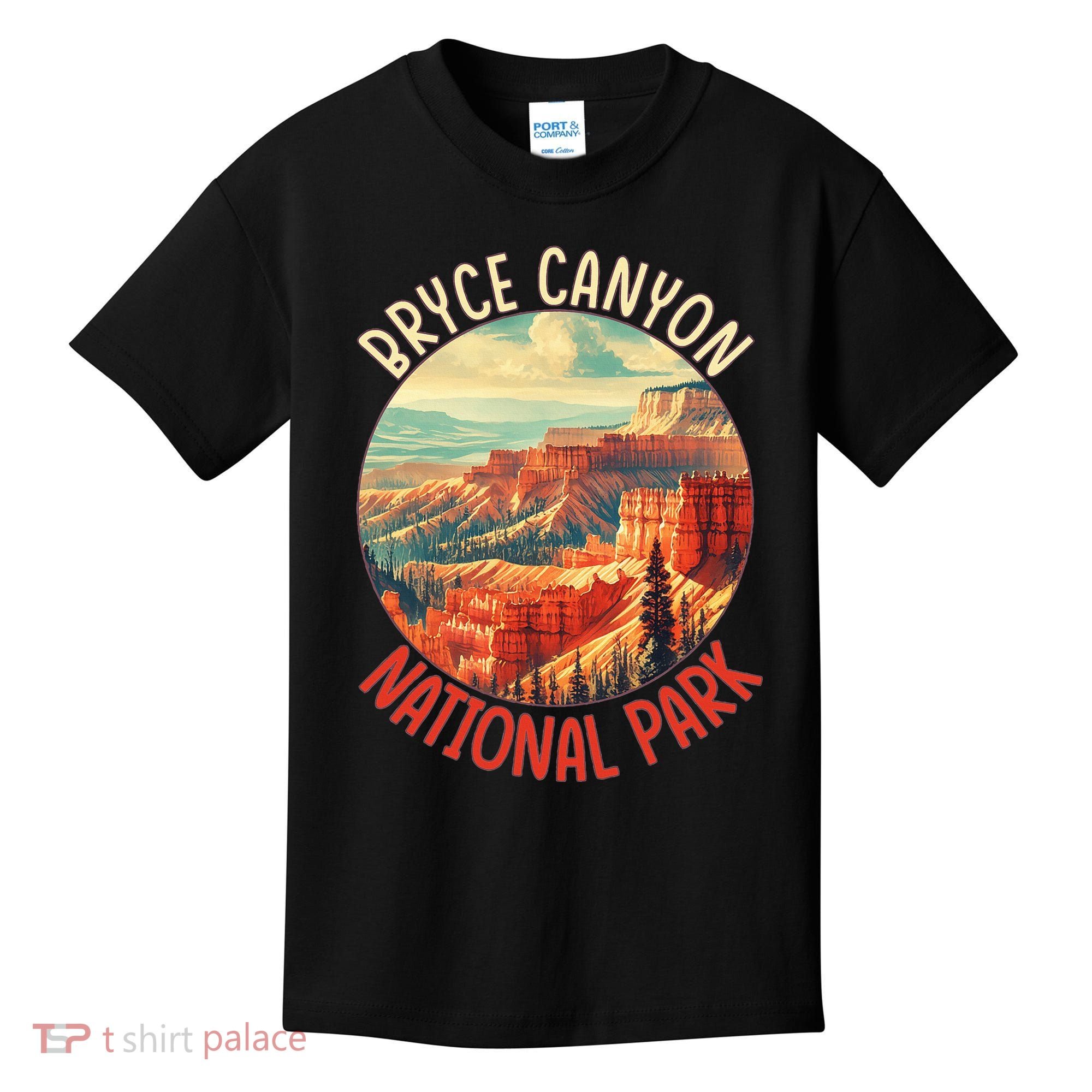 Bryce Canyon Us Stateutah Nation Parks Camping Kids T-Shirt