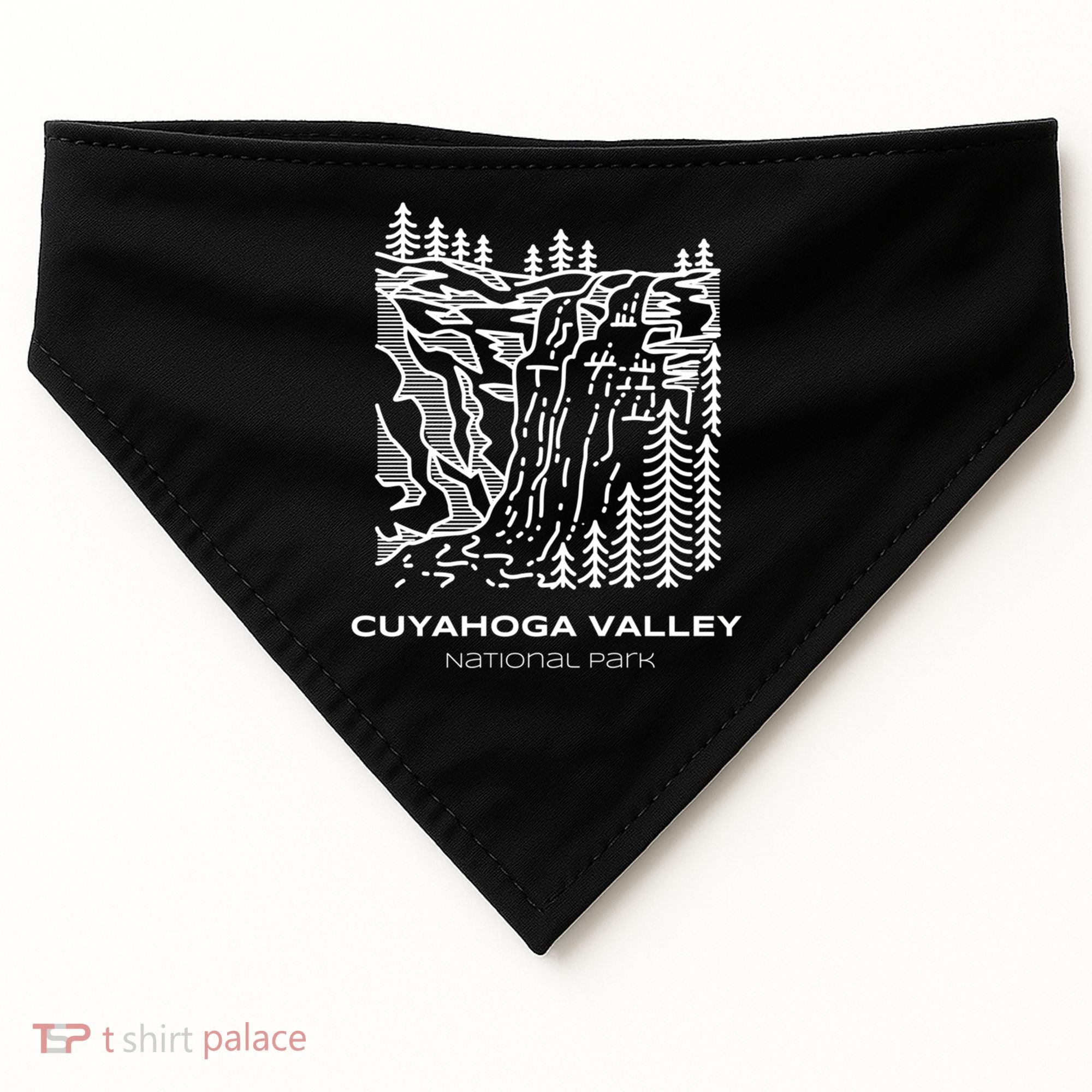 Best Cuyahoga Valley National Park Hike Gift USA-Made Doggie Bandana