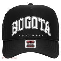 Bogota Colombia Varsity Style White Text Gift Hat thumb 0