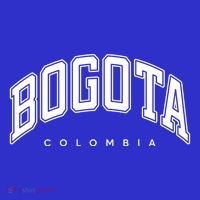 Bogota Colombia Varsity Style White Text Gift Women's Tank Top thumb 5