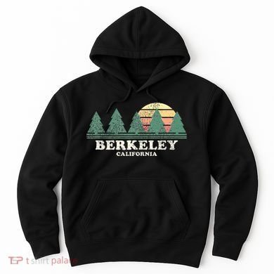 Berkeley Ca Vintage Throwback Retro 70s Design Hoodie