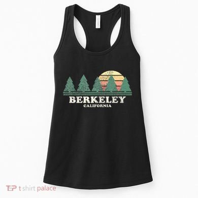 Berkeley Ca Vintage Throwback Retro 70s Design Women's Tank Top