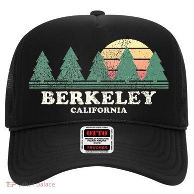 Berkeley Ca Vintage Throwback Retro 70s Design Hat