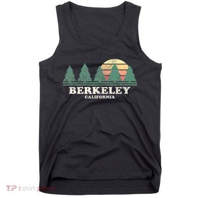 Berkeley Ca Vintage Throwback Retro 70s Design Tank Top
