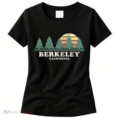 Berkeley Ca Vintage Throwback Retro 70s Design Women's T-Shirt