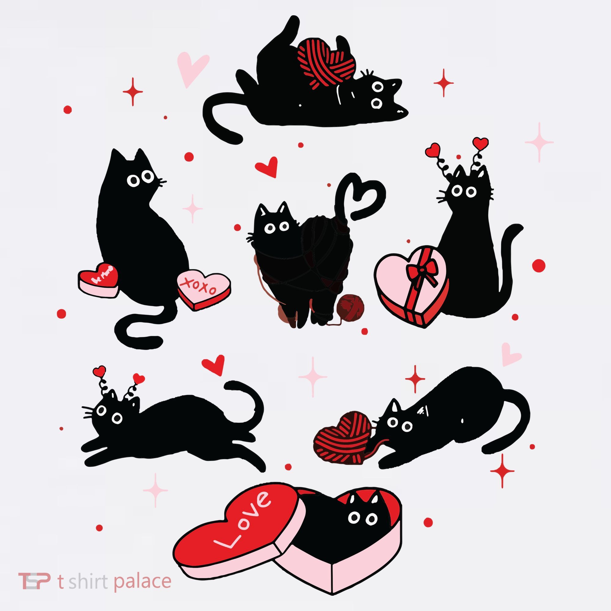 Black Cat Valentine Shirts Cat Valentines Day Cat Mom Valentines Coffee Mug