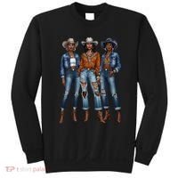 Black Cowgirl Vibes Melanin Black History Texas Sweatshirt thumb 0