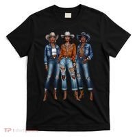 Black Cowgirl Vibes Melanin Black History Texas T-Shirt thumb 0