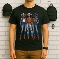Black Cowgirl Vibes Melanin Black History Texas T-Shirt thumb 6