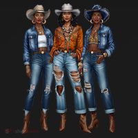Black Cowgirl Vibes Melanin Black History Texas Coaster thumb 2