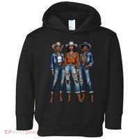 Black Cowgirl Vibes Melanin Black History Texas Toddler Hoodie thumb 0