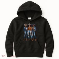 Black Cowgirl Vibes Melanin Black History Texas Kids Hoodie thumb 0