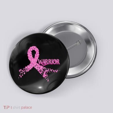 Breast Cancer Warrior Button