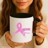 Breast Cancer Warrior Coffee Mug thumb 3