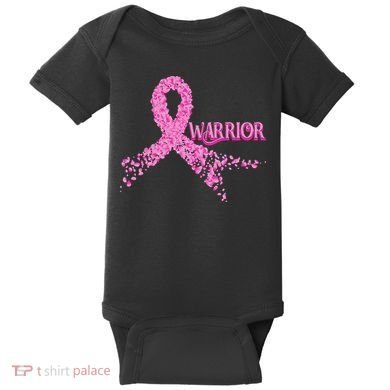 Breast Cancer Warrior Baby Bodysuit